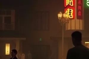 《绿皮车慢行》画面：车窗外的田野与晃动的行李架